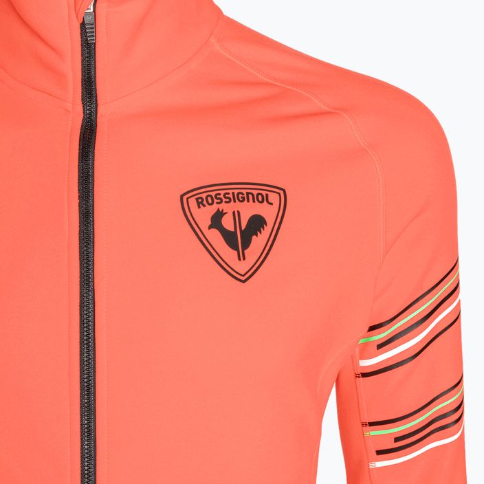 Vyriški slidinėjimo marškinėliai Rossignol Classique Hero Clim neon red 10