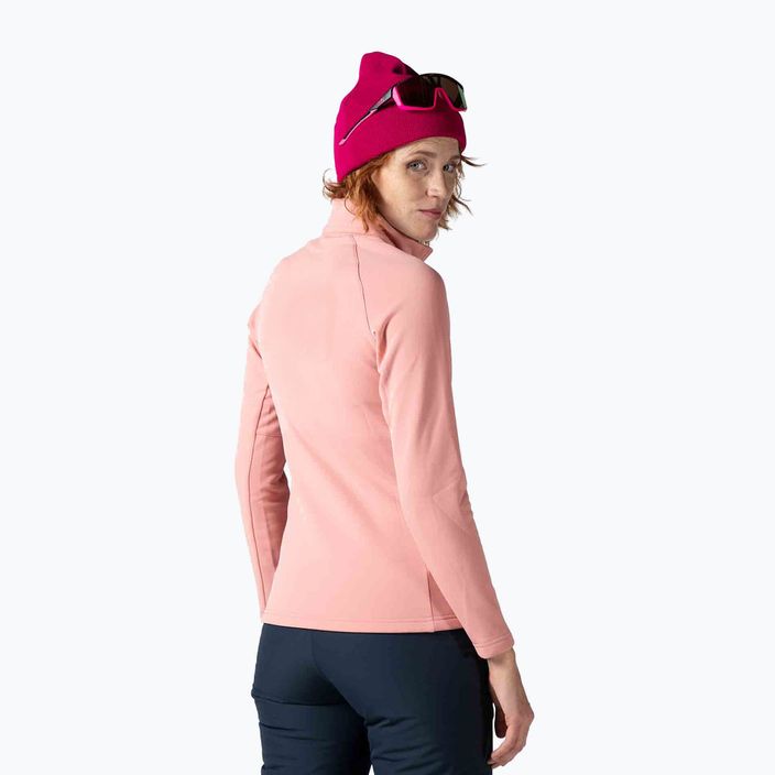 Moteriškas slidinėjimo megztinis Rossignol Classique Clim cooper pink 2