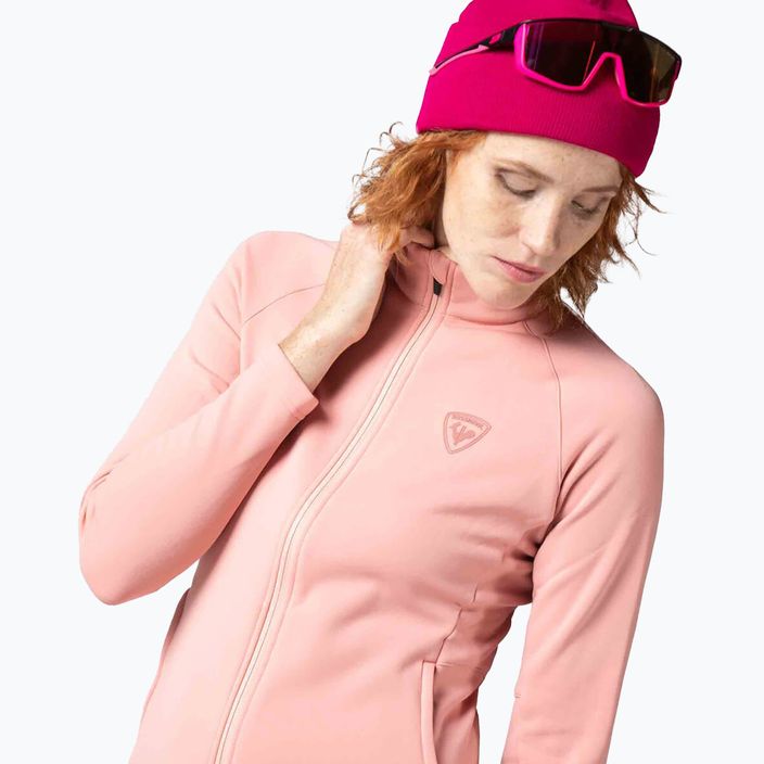 Moteriškas slidinėjimo megztinis Rossignol Classique Clim cooper pink 5