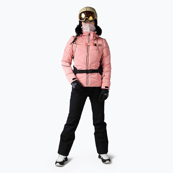 Moteriška slidinėjimo striukė Rossignol Staci pastelinės rožinės spalvos 4