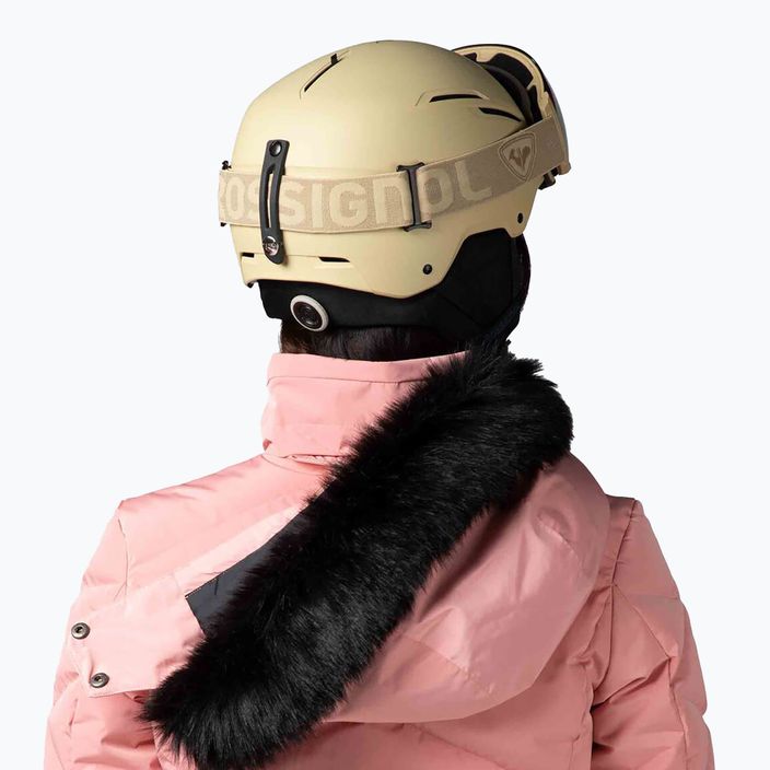 Moteriška slidinėjimo striukė Rossignol Staci pastelinės rožinės spalvos 8