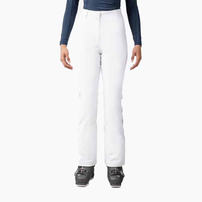 Moteriškos Rossignol Ski Softshell kelnės baltos spalvos