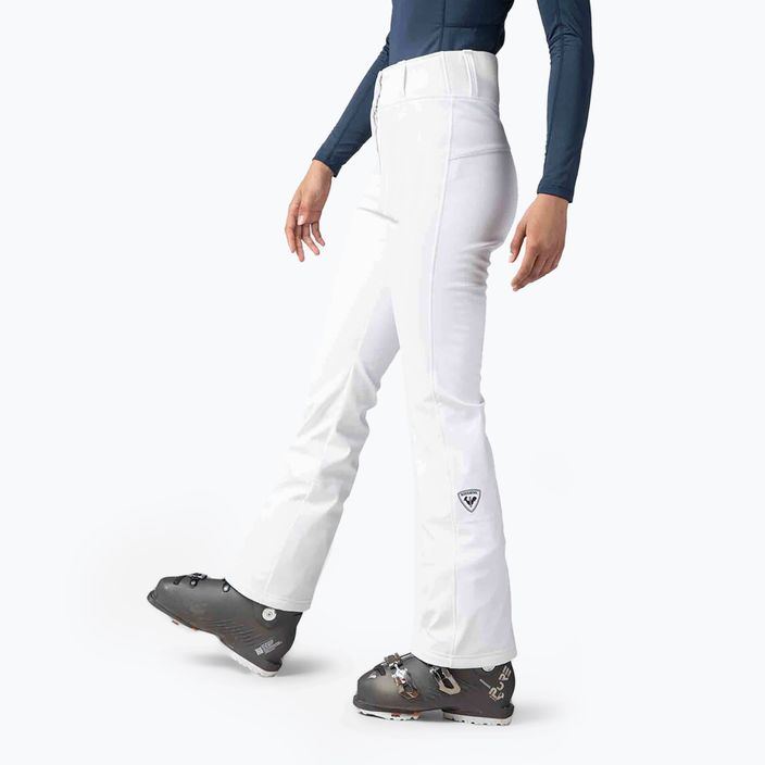 Moteriškos Rossignol Ski Softshell kelnės baltos spalvos 3