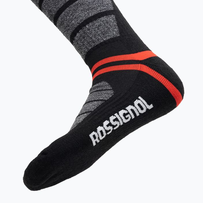 Vyriškos Rossignol L3 Premium Wool sportinės raudonos slidinėjimo kojinės 3