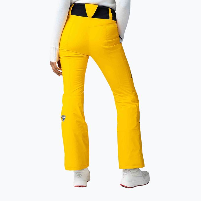 Moteriškos slidinėjimo kelnės Rossignol Stellar yellow 2