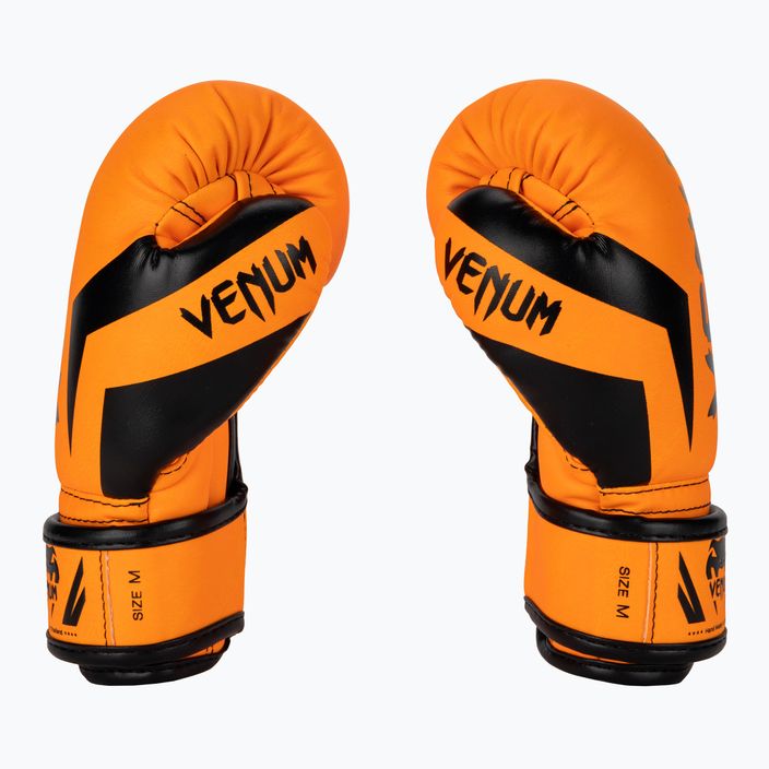 Vaikiškos bokso pirštinės Venum Elite Boxing fluo orange 3