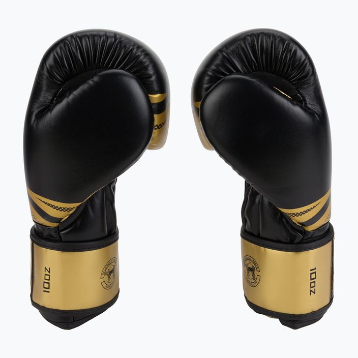 Venum Challenger 3.0 vyriškos bokso pirštinės juodos ir auksinės spalvos VENUM-03525 3