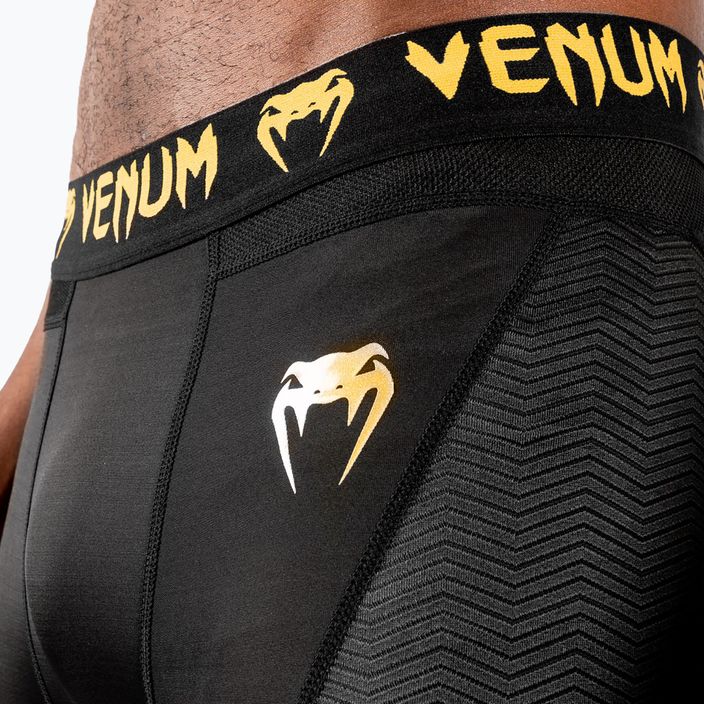 Vyriški treniruočių šortai Venum G-Fit Compression black/gold 5