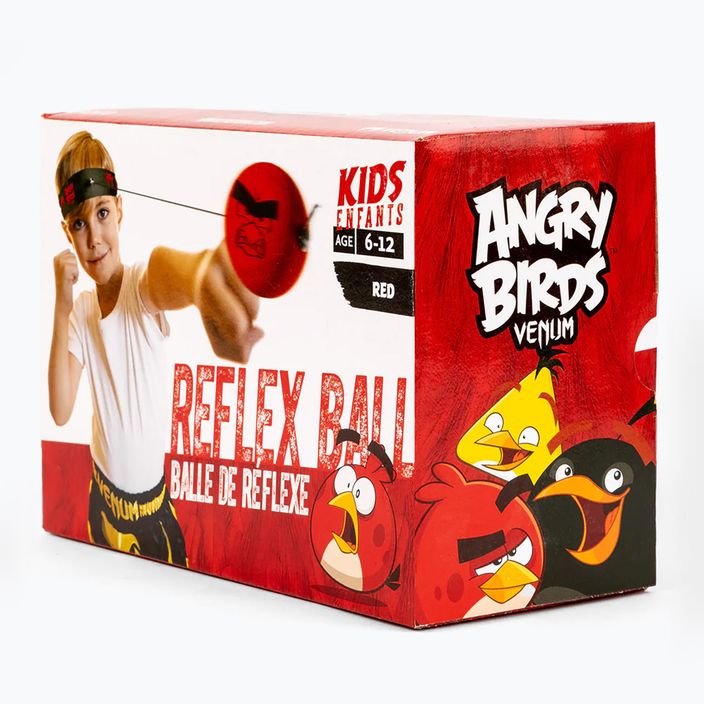 Vaikiškas refleksinis kamuolys Venum Angry Birds red 5
