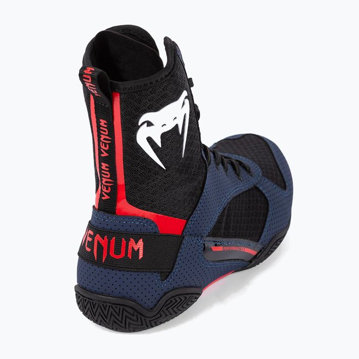 Bokso bateliai Venum Elite Boxing navy/black 8