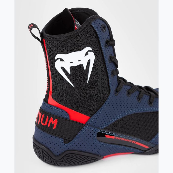 Bokso bateliai Venum Elite Boxing navy/black 10