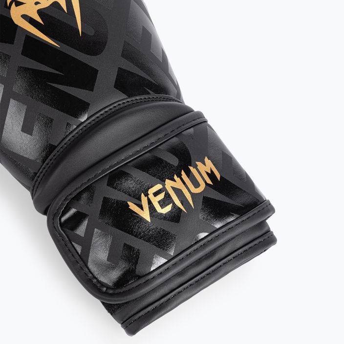 Bokso pirštinės Venum Contender 1.5 XT Boxing black/gold 6