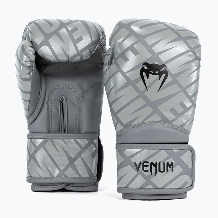 Bokso pirštinės Venum Contender 1.5 XT Boxing grey/black 2