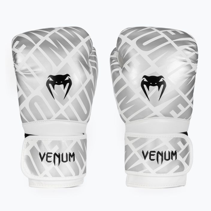 Bokso pirštinės Venum Contender 1.5 XT Boxing white/silver
