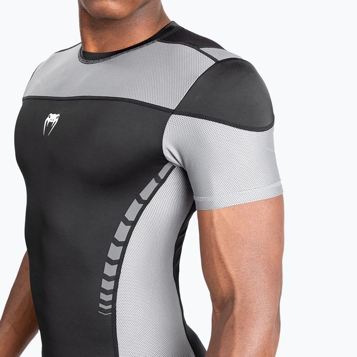 Vyriški marškinėliai Venum Tempest Rashguard black/ grey 4