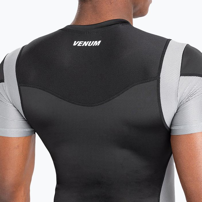 Vyriški marškinėliai Venum Tempest Rashguard black/ grey 5