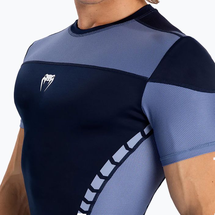 Vyriški marškinėliai Venum Tempest Rashguard navy blue 4