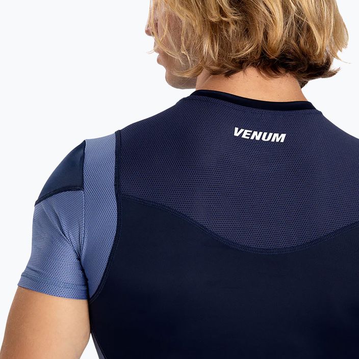 Vyriški marškinėliai Venum Tempest Rashguard navy blue 5