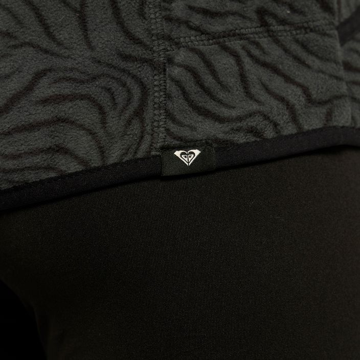 Moteriški snieglenčių marškinėliai ROXY Cascade true black zebra print 6