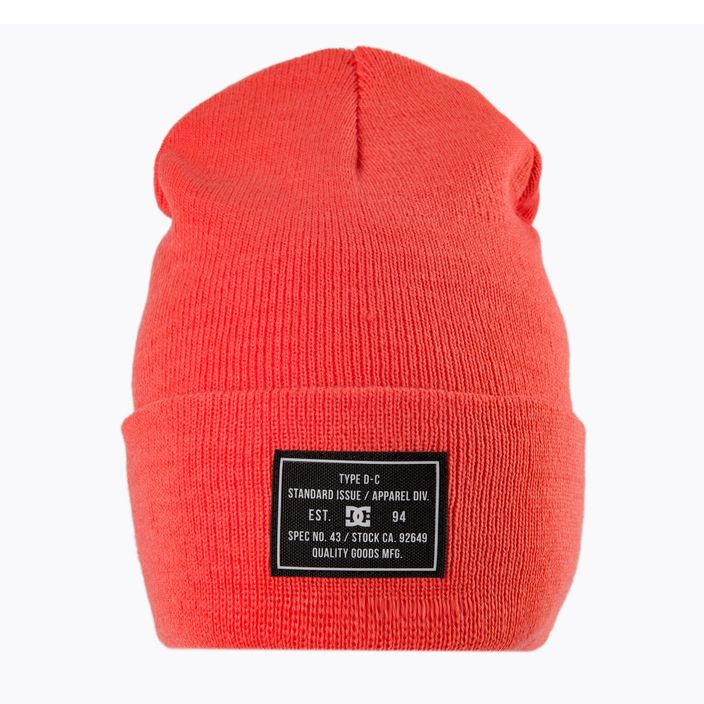 DC Label moteriška žieminė kepurė su snapeliu Hot Coral 2