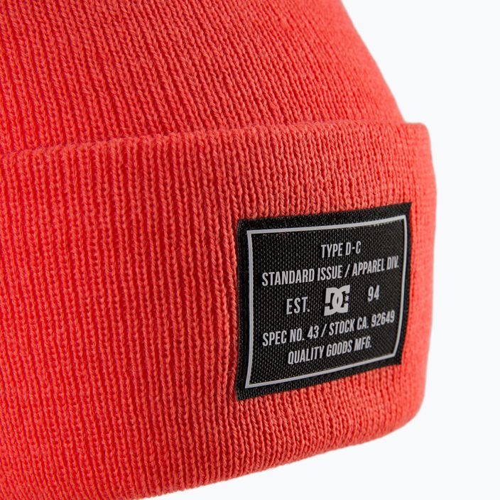 DC Label moteriška žieminė kepurė su snapeliu Hot Coral 3