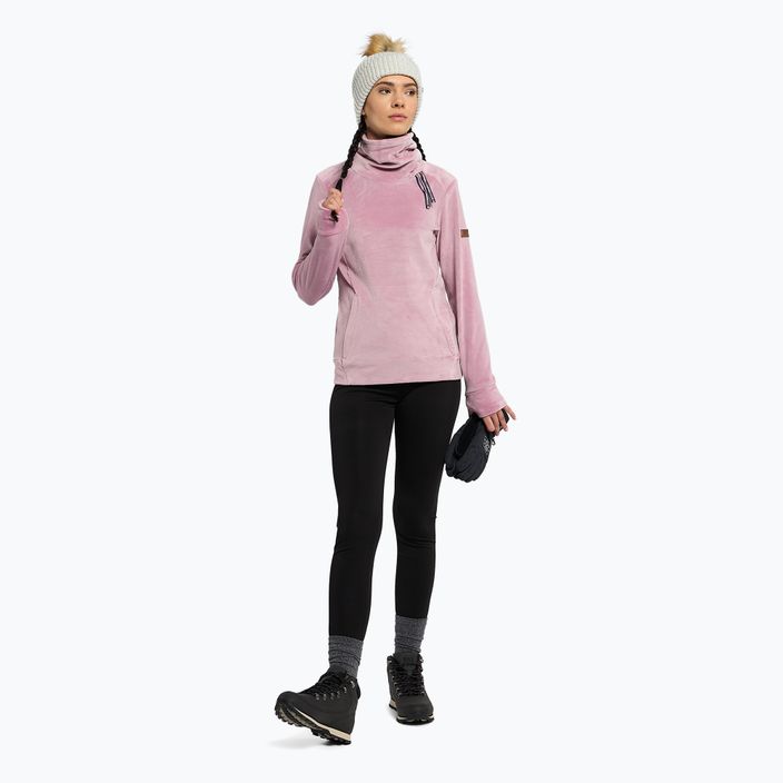 Moteriški snieglenčių marškinėliai ROXY Deltine dawn pink 2