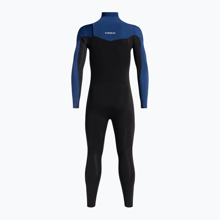 Quiksilver Everyday Sessions vyriškas 3/2 mm juodai mėlynas maudymosi kostiumėlis EQYW103122-XKKB 3