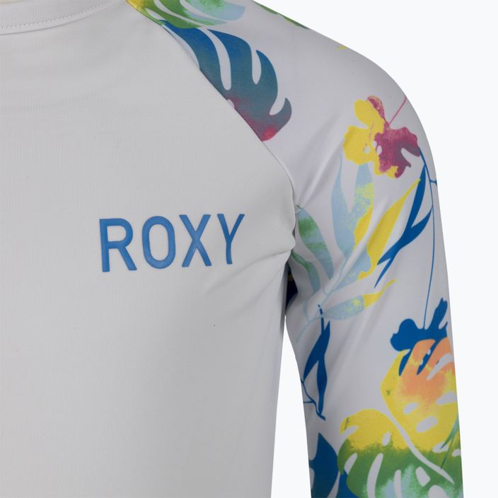ROXY Spausdinti ryškiai balti/surf trippin vaikiški maudymosi marškinėliai 3