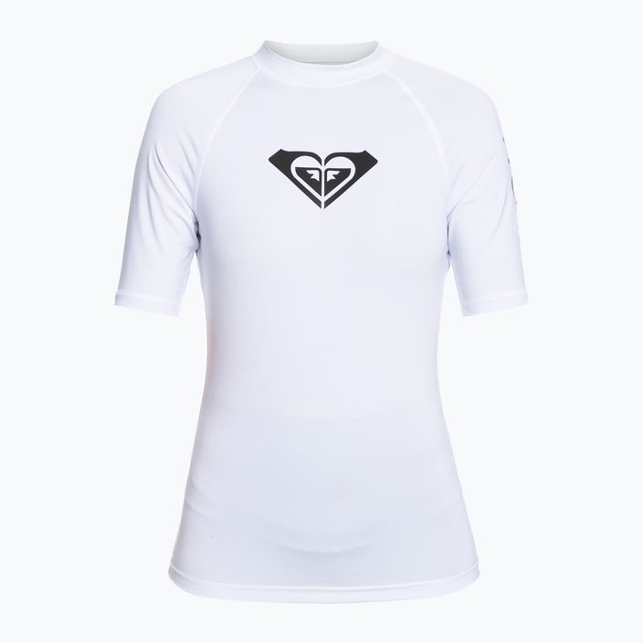 Moteriški plaukimo marškinėliai ROXY Whole Hearted ryškiai balti
