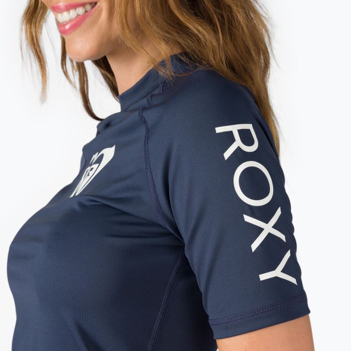 Moteriški plaukimo marškinėliai ROXY Whole Hearted mood indigo 4