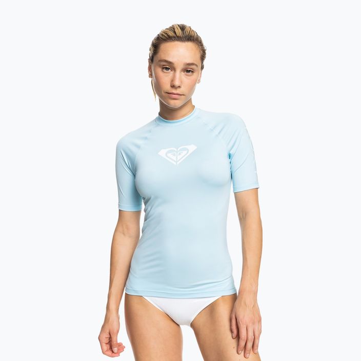 Moteriški plaukimo marškinėliai ROXY Whole Hearted cool blue