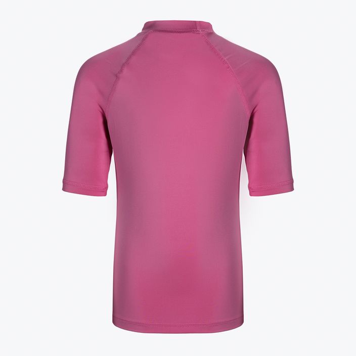 ROXY vaikiški maudymosi marškinėliai Wholehearted pink guava 2