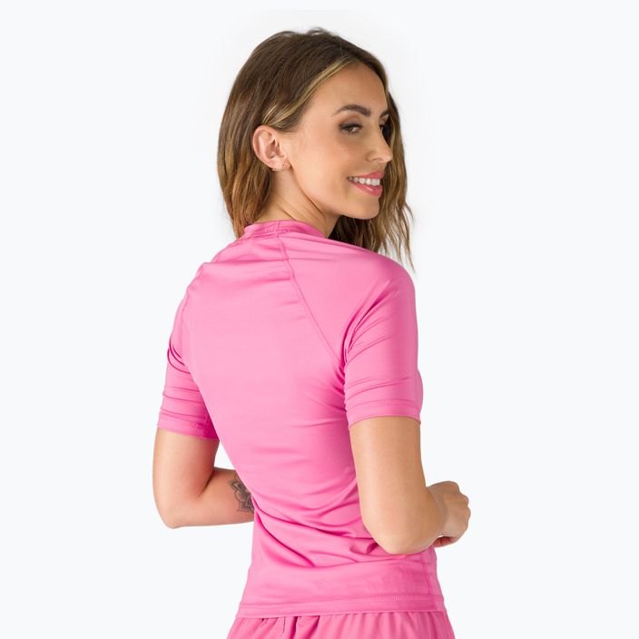 Moteriški plaukimo marškinėliai ROXY Whole Hearted pink 3