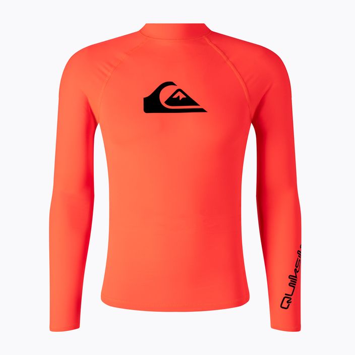 Quiksilver All Time vyriški maudymosi marškinėliai orange EQYWR03357
