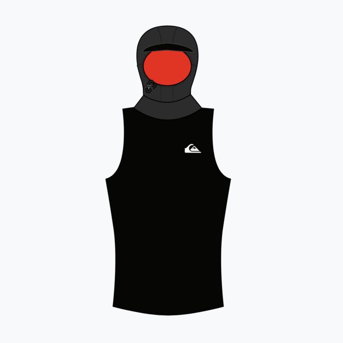 Quiksilver Marathon Sessions 2 mm vyriški neopreniniai marškinėliai su gobtuvu juodi EQYW003005 4