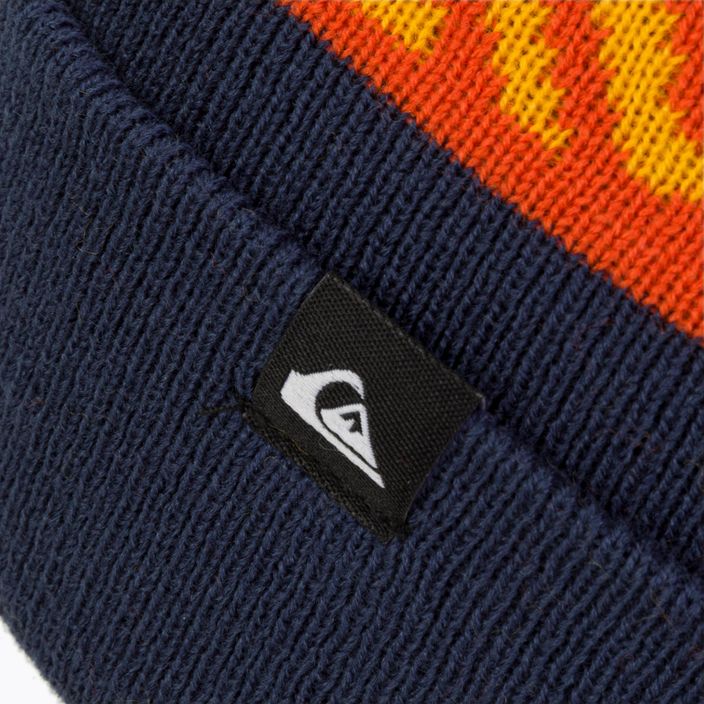 Quiksilver Summit vaikiška snieglenčių kepurė tamsiai mėlyna ir oranžinė EQBHA03065 3