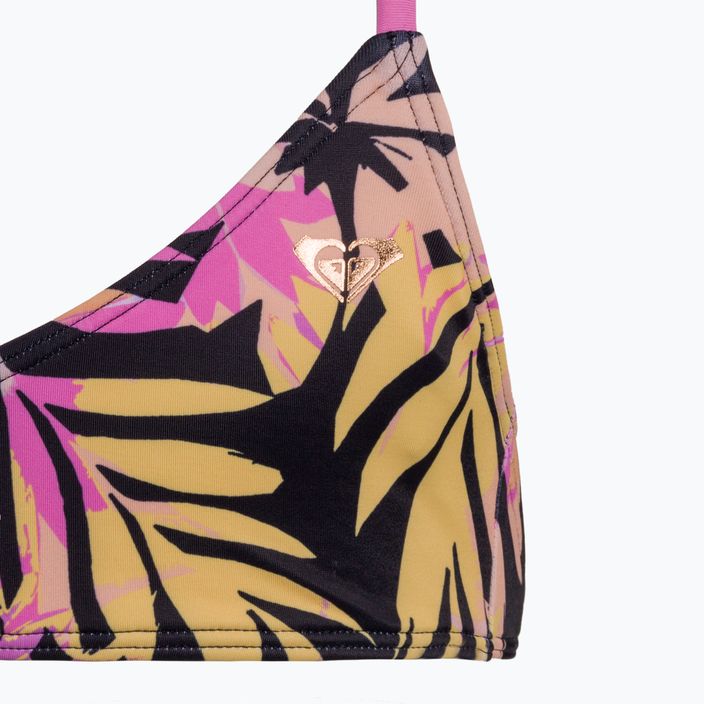 Vaikiškas dviejų dalių maudymosi kostiumėlis ROXY Active Joy Basic Triangle Set anthracite zebra jungle girl 3