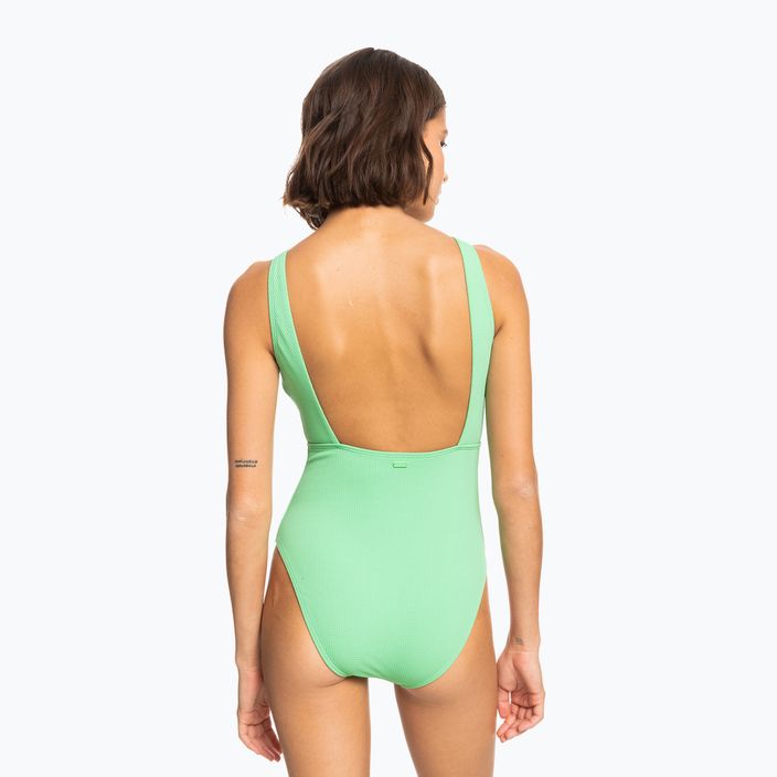 Moteriškas vientisas maudymosi kostiumėlis ROXY Color Jam absinthe green 6