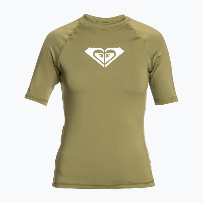 Moteriški maudymosi marškinėliai ROXY Whole Hearted loden green