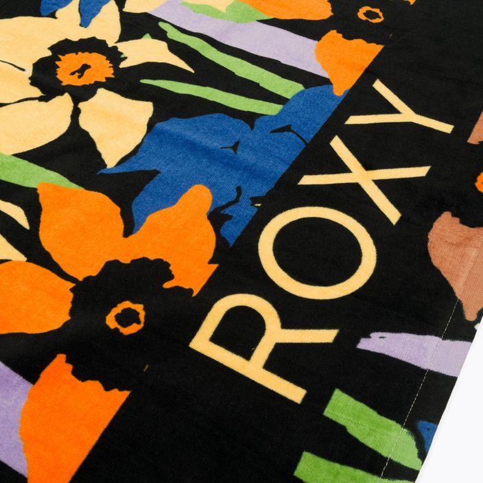 ROXY Rankšluostis su spauda šaltame vandenyje, antracito spalvos, su gėlėmis Jammin 2