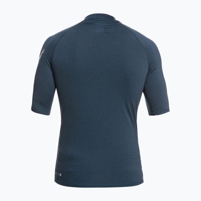 Quiksilver vyriški tamsiai mėlyni maudymosi marškinėliai All Time EQYWR03358-BYJH 2