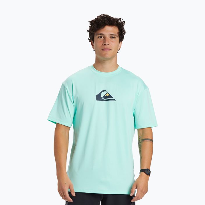 Quiksilver vyriški maudymosi marškinėliai Solid Streak beach glass 3