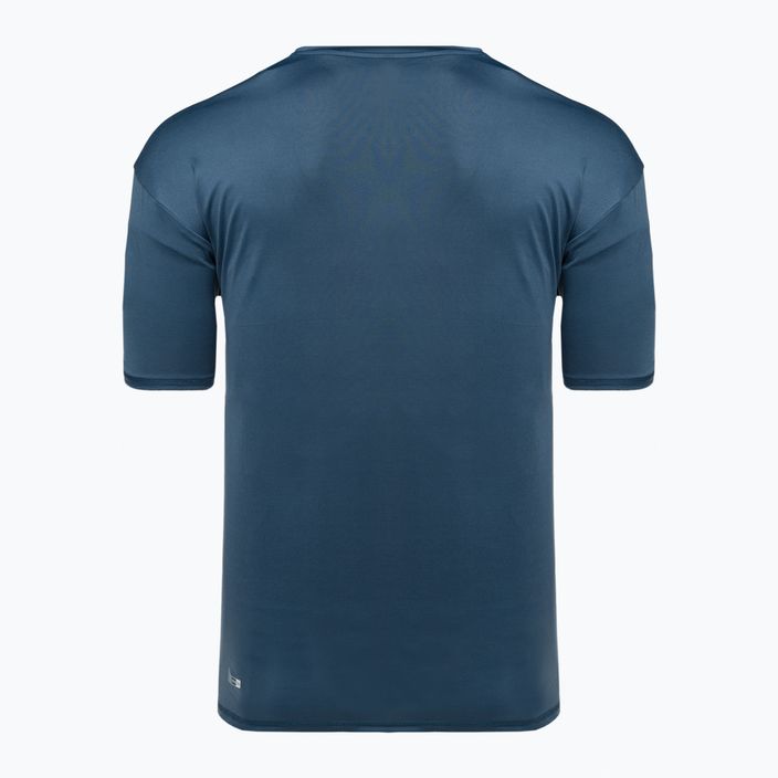Quiksilver Solid Streak vyriški marškinėliai UPF 50+ tamsiai mėlyni EQYWR03386-BYG0 2