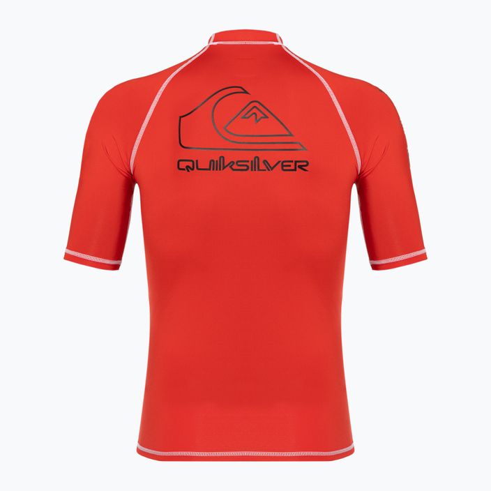Quiksilver On Tour vyriški maudymosi marškinėliai raudoni EQYWR03359-RQC0 2