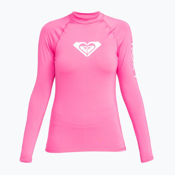 Moteriški plaukimo marškinėliai ilgomis rankovėmis ROXY Whole Hearted shocking pink 6