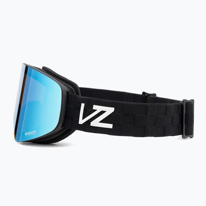 VonZipper Encore black satin/wildlife stellar chrome snieglenčių akiniai 4