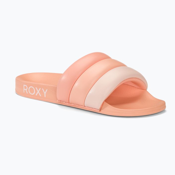 Moteriškos šlepetės ROXY Puff It peaches