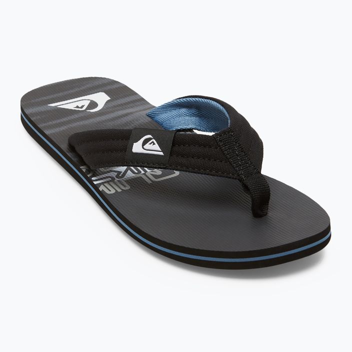 Vyriškos šlepetės per pirštą Quiksilver Molokai Layback II black3 8