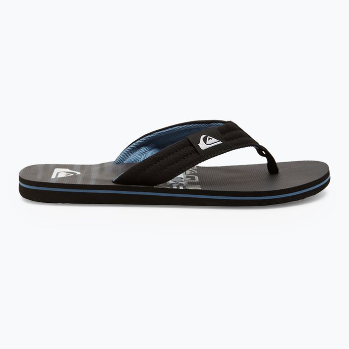 Vyriškos šlepetės per pirštą Quiksilver Molokai Layback II black3 9