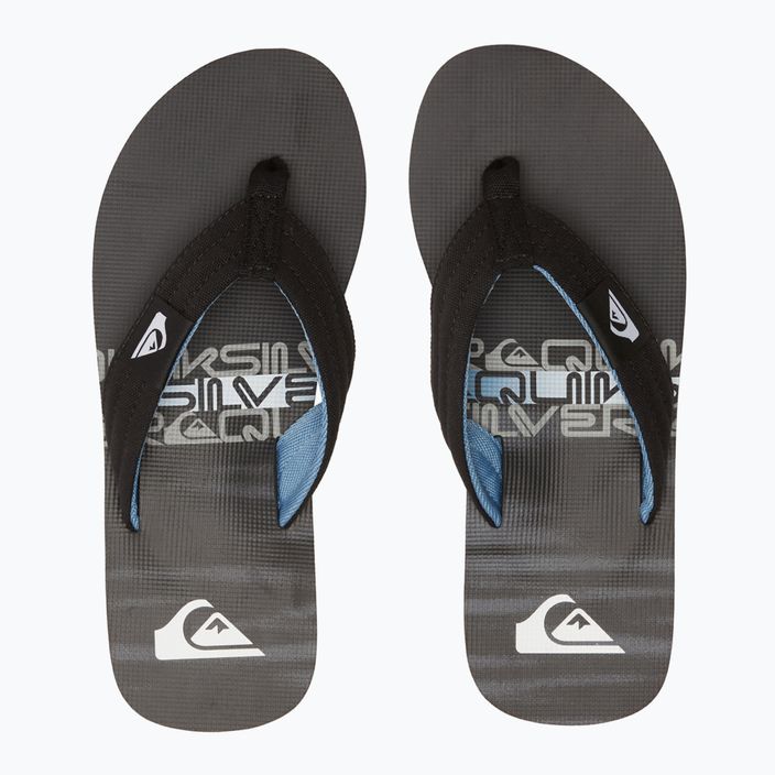 Vyriškos šlepetės per pirštą Quiksilver Molokai Layback II black3 11